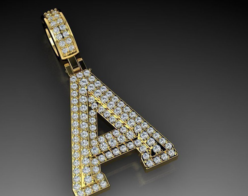 Bold Diamond Letters