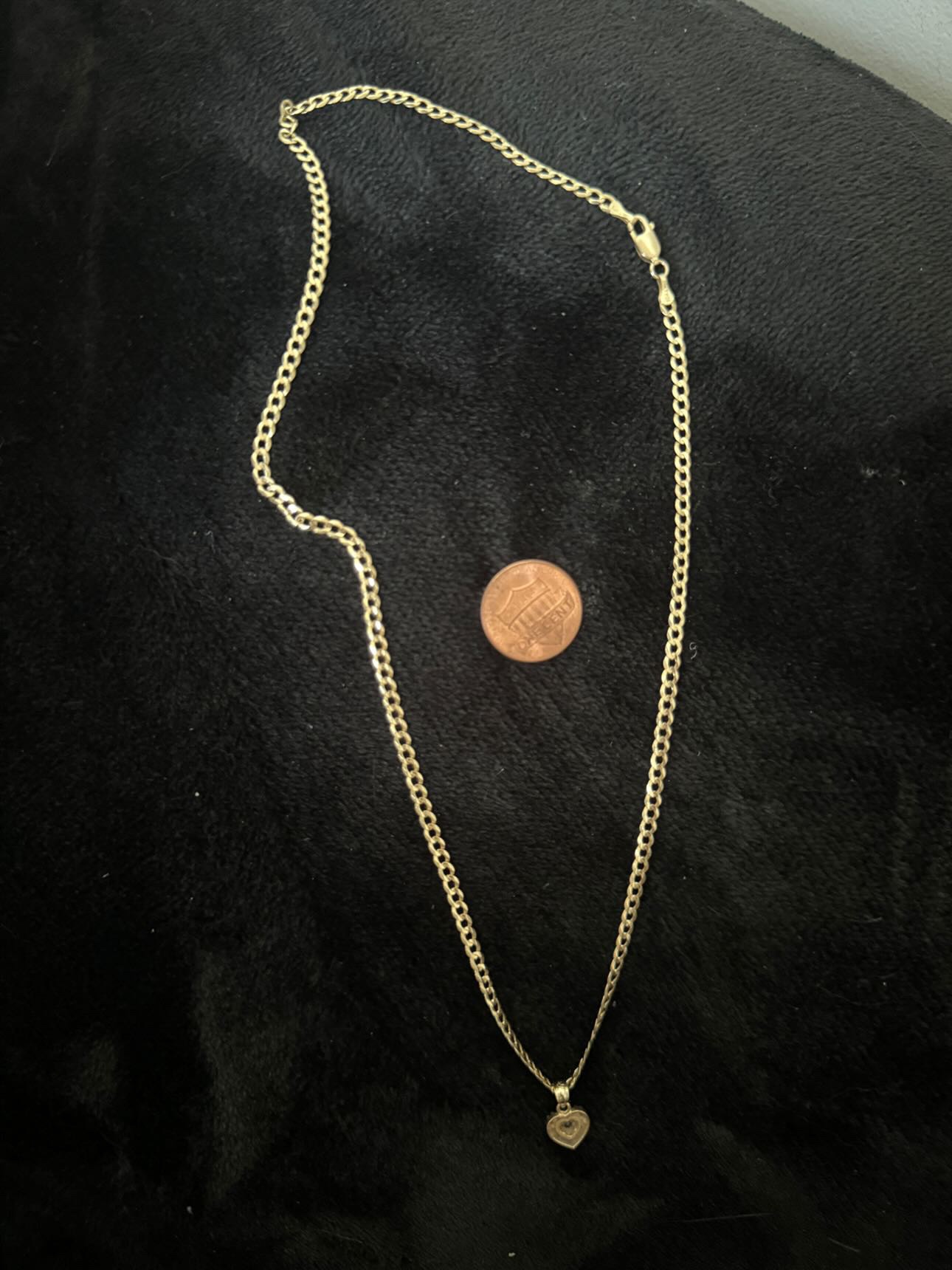 Gold Heart Pendant
