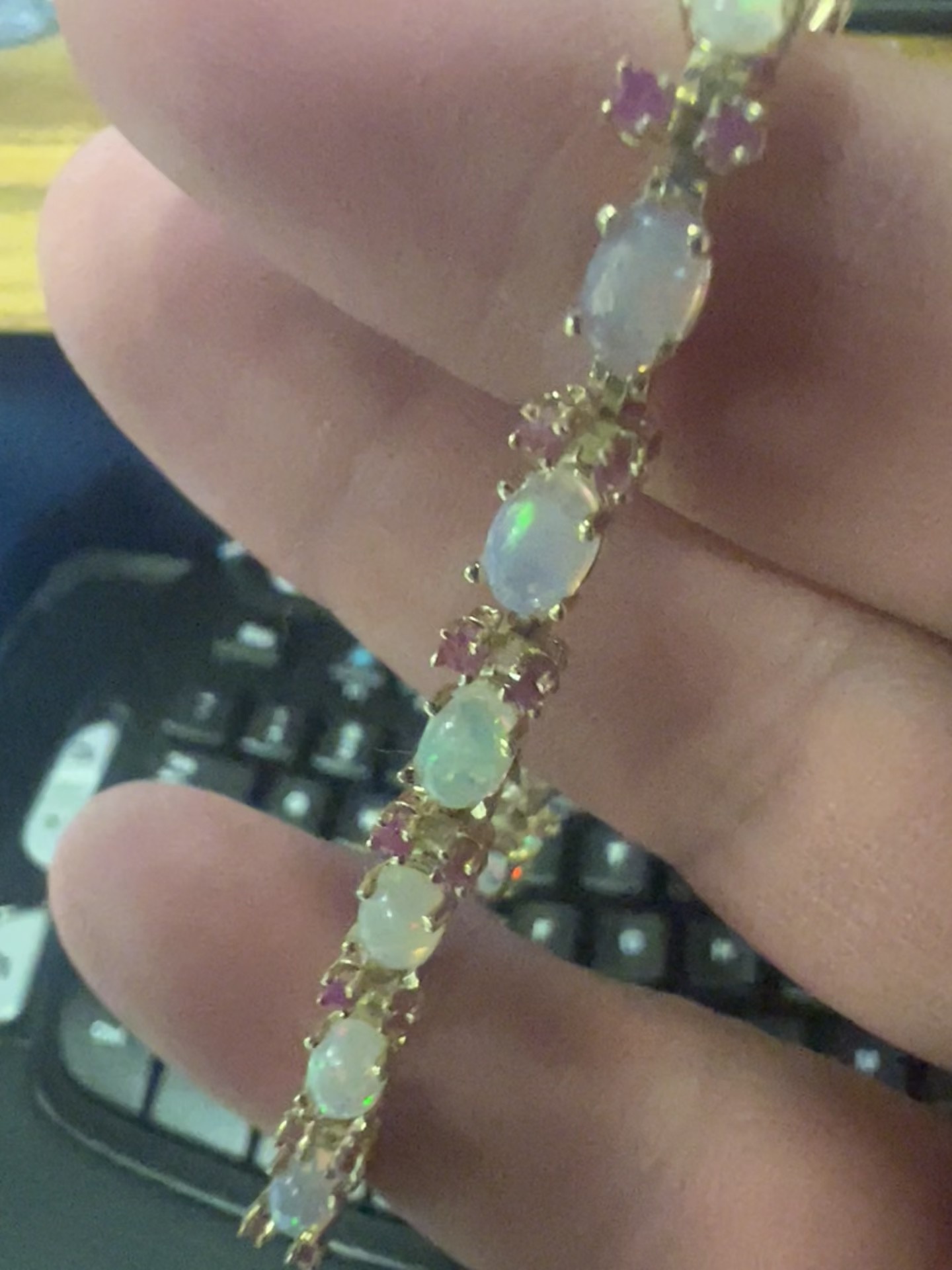 Opal & Ruby Bracelet