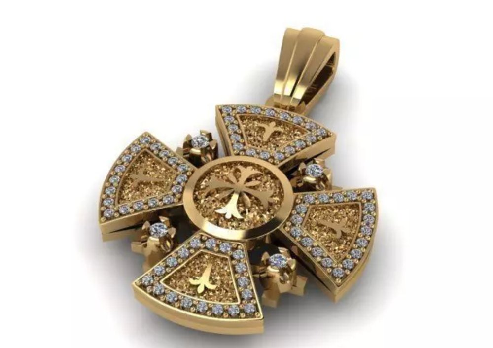 Ornate Cross Pendant